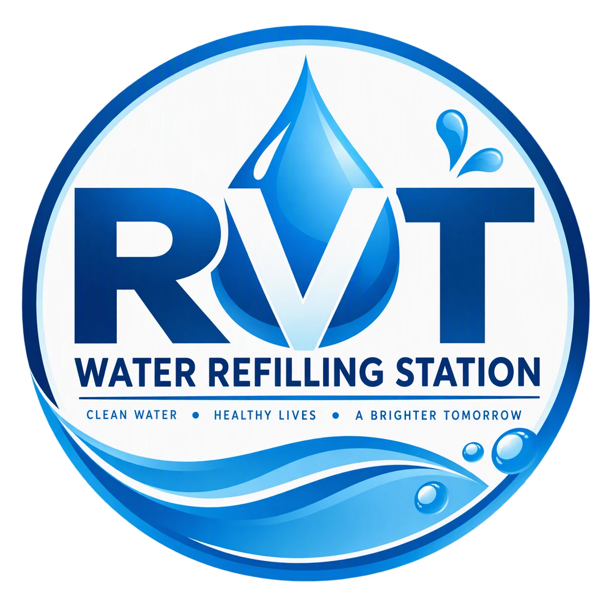 RVT WATER REFILLING STATION logo
